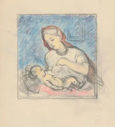 Mother with Child von Štefan Polkoráb