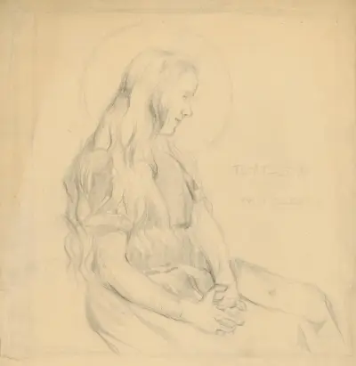 Study for a Saint von Štefan Polkoráb