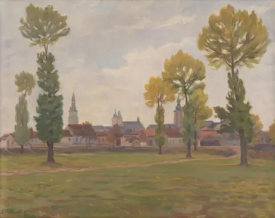 Trnava in Autumn von Štefan Polkoráb