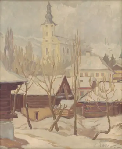 Winter Motif from Heľpa von Štefan Polkoráb