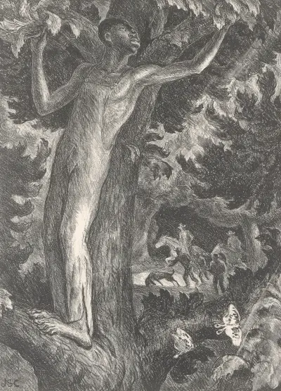 The Fugitive av John Steuart Curry