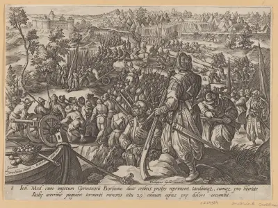 The Death of Giovanni De’ Medici av Jan van der Straet (Stradanus)