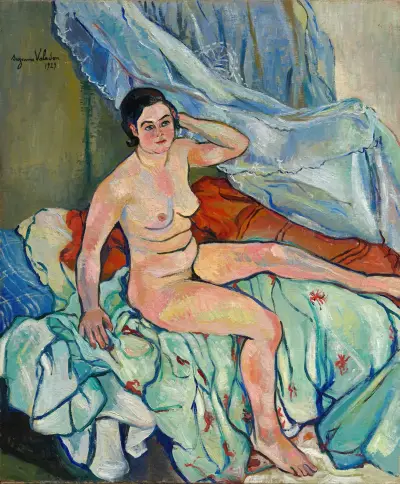 Nu assis au bord d’un lit av Suzanne Valadon