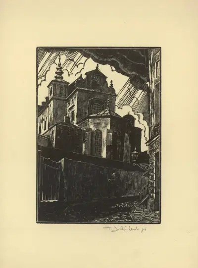 Kościół Św. Anny av Tadeusz Cieślewski
