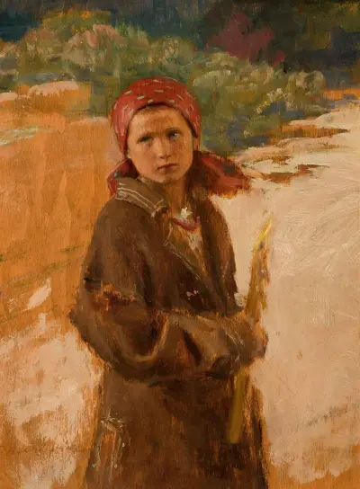 For the Candlemas, 1898 von Teodor Axentowicz