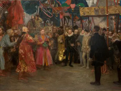 Polish envoys before Henry of Valois von Teodor Axentowicz