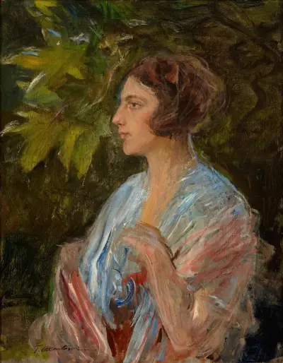 Portrait of a Lady von Teodor Axentowicz