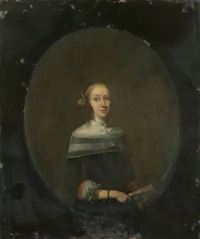 Portrait of a Woman, 1640 av Gerard ter Borch