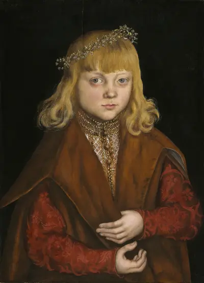 A Prince of Saxony von Lucas Cranach the Elder