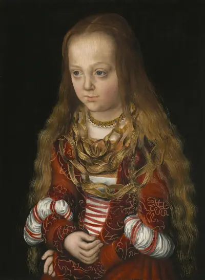 A Princess of Saxony von Lucas Cranach the Elder