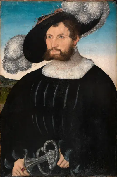 Bildnis des Herrn A. von Rechenberg von Lucas Cranach the Elder