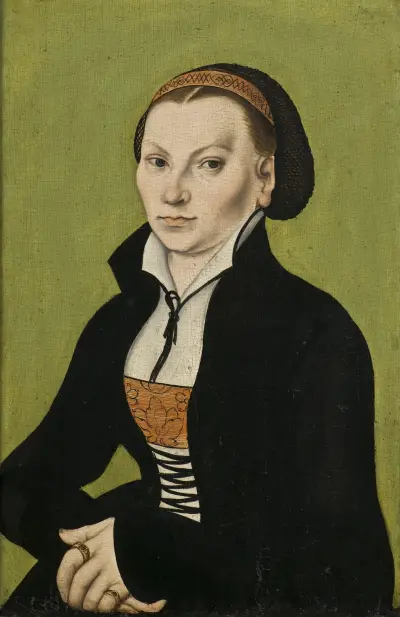 Catharina von Bora, die Ehefrau Martin Luthers von Lucas Cranach the Elder