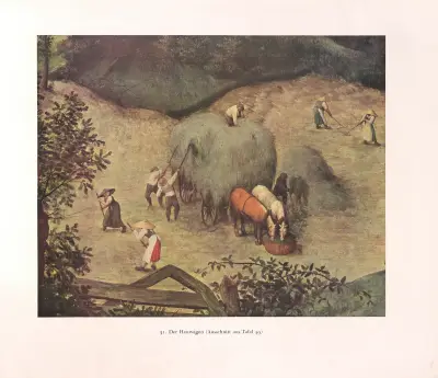 Vozík sena, Pieter Bruegel The Elder