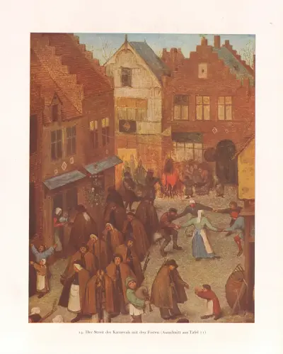 Der Streit des Karnevals mit den Fasten – nr 2 av Pieter Bruegel The Elder