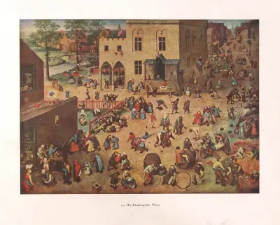 Die Kinderspiele av Pieter Bruegel The Elder