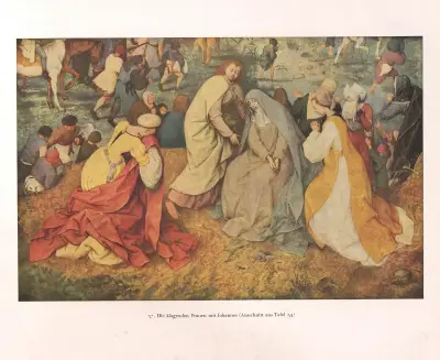 Kvílící ženy s Janem, Pieter Bruegel The Elder