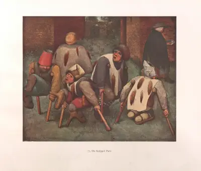 Die Krüppel von Pieter Bruegel The Elder