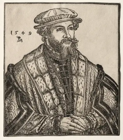 Dr. Christian Brück von Lucas Cranach the Elder