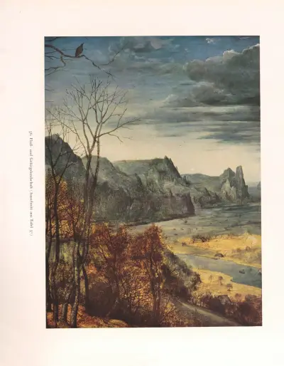 Říční a horská krajina, Pieter Bruegel The Elder