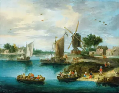 Landscape With A Mill, Jan Van Kessel The Elder