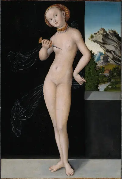 Lucretia, 1528, Lucas Cranach the Elder