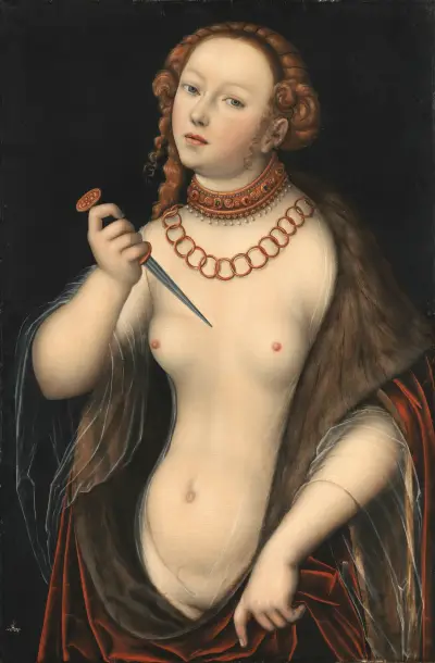 Lucretia, 1525 von Lucas Cranach the Elder