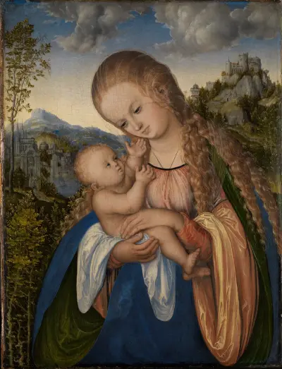 Madonna z Dzieciątkiem, Lucas Cranach the Elder
