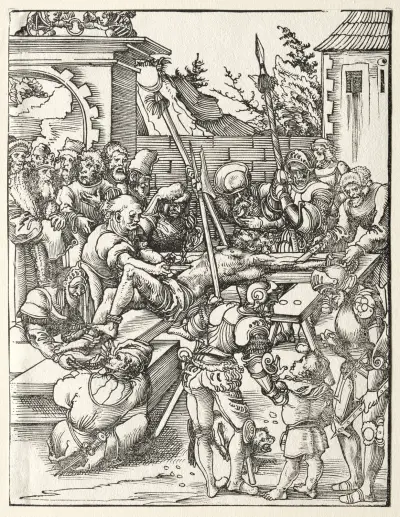 Męczeństwo św. Bartłomieja, Lucas Cranach the Elder