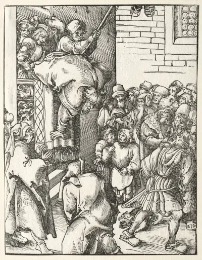 Martyrdom of St. James the Less von Lucas Cranach the Elder