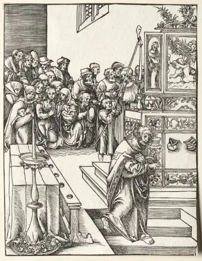 Martyrdom of St. John von Lucas Cranach the Elder