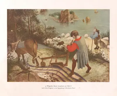Pflügender Bauer, Pieter Bruegel The Elder
