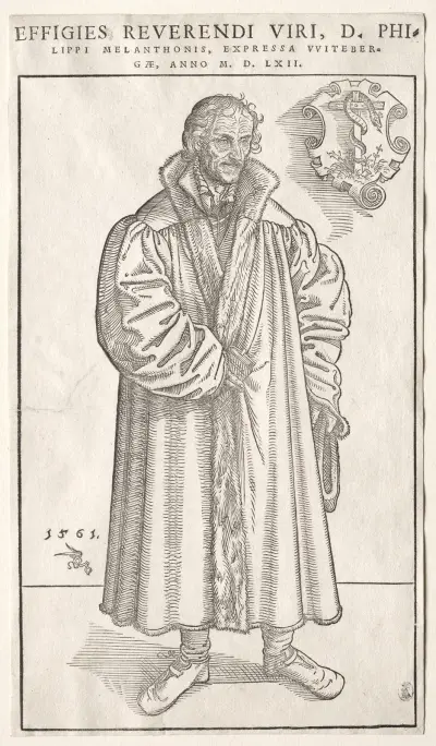 Philipp Melanchthon von Lucas Cranach the Elder