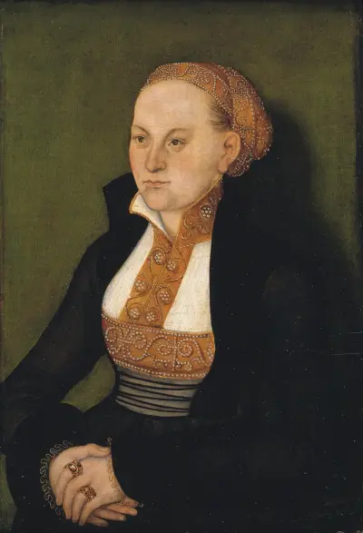Bildnis einer Dame von Lucas Cranach the Elder