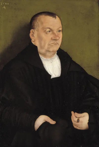 Bildnis eines Mannes, 1534 von Lucas Cranach the Elder
