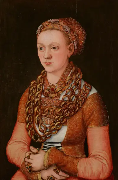 Bildnis der Anna Buchner, geborene Lindacker von Lucas Cranach the Elder