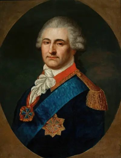 Portret Stanisława Augusta Poniatowskiego w mundurze generalskim, Johann Baptist von Lampi the Elder