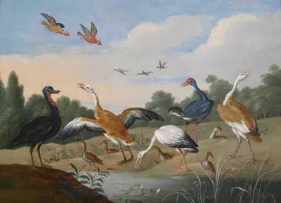 Reiher und Enten, Jan Van Kessel The Elder