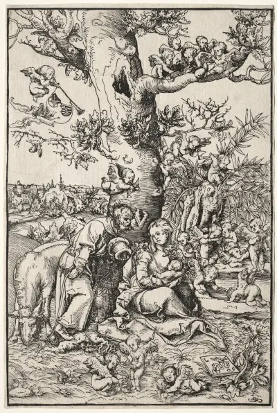 Odpoczynek podczas ucieczki do Egiptu, Lucas Cranach the Elder