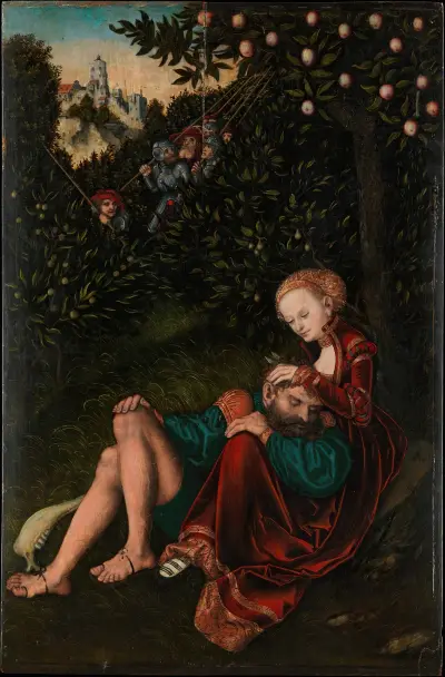 Samson and Delilah von Lucas Cranach the Elder
