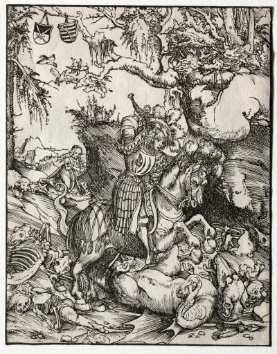 St. George Slaying the Dragon von Lucas Cranach the Elder