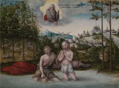 Chrzest Chrystusa, Lucas Cranach the Elder