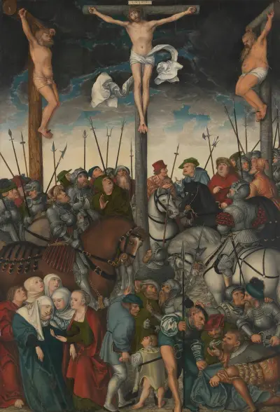Ukrzyżowanie, 1538, Lucas Cranach the Elder