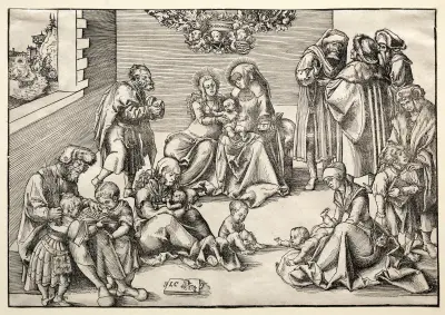 Święta Rodzina i krewni, Lucas Cranach the Elder