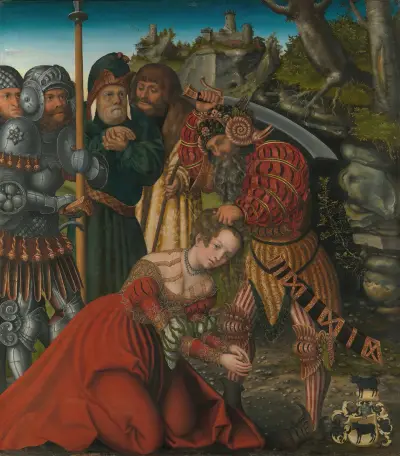Męczeństwo św. Barbary, Lucas Cranach the Elder