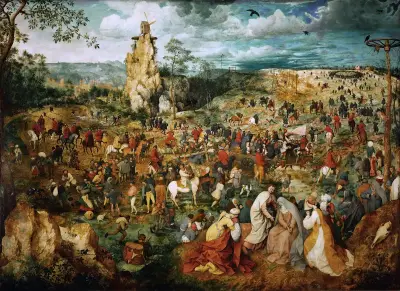 The Procession To Calvary av Pieter Bruegel The Elder