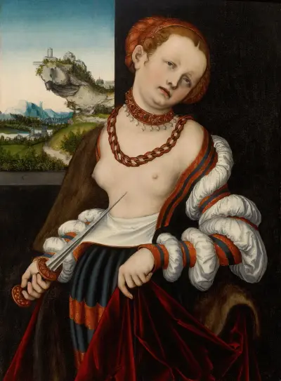 The Suicide of Lucretia von Lucas Cranach the Elder
