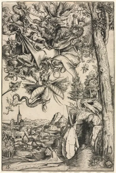 Kuszenie św. Antoniego, Lucas Cranach the Elder