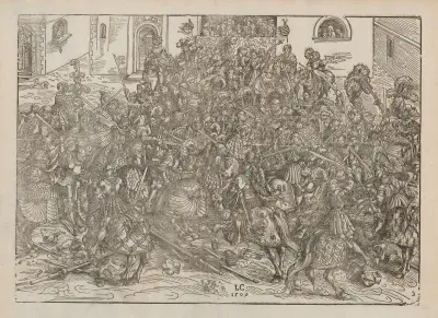 Turniej (walka na miecze), Lucas Cranach the Elder