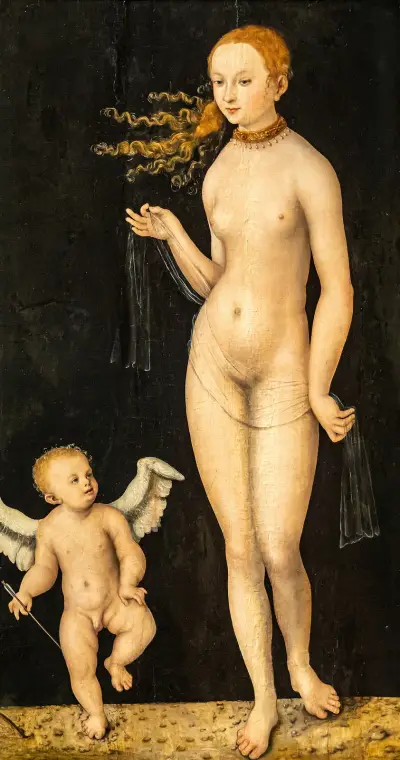 Venus and Cupid – Nr. 1 von Lucas Cranach the Elder