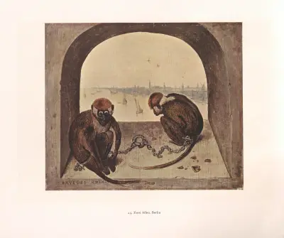 Dva opice, Pieter Bruegel The Elder